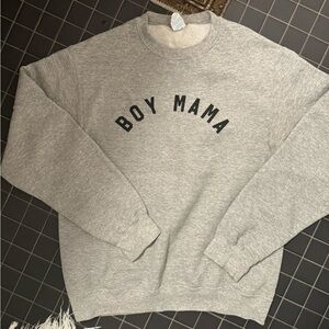 Boy Mama grey sweatshirt